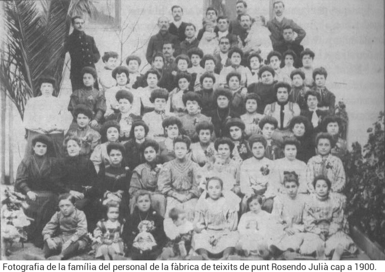 Treballadors de la fàbrica Julià